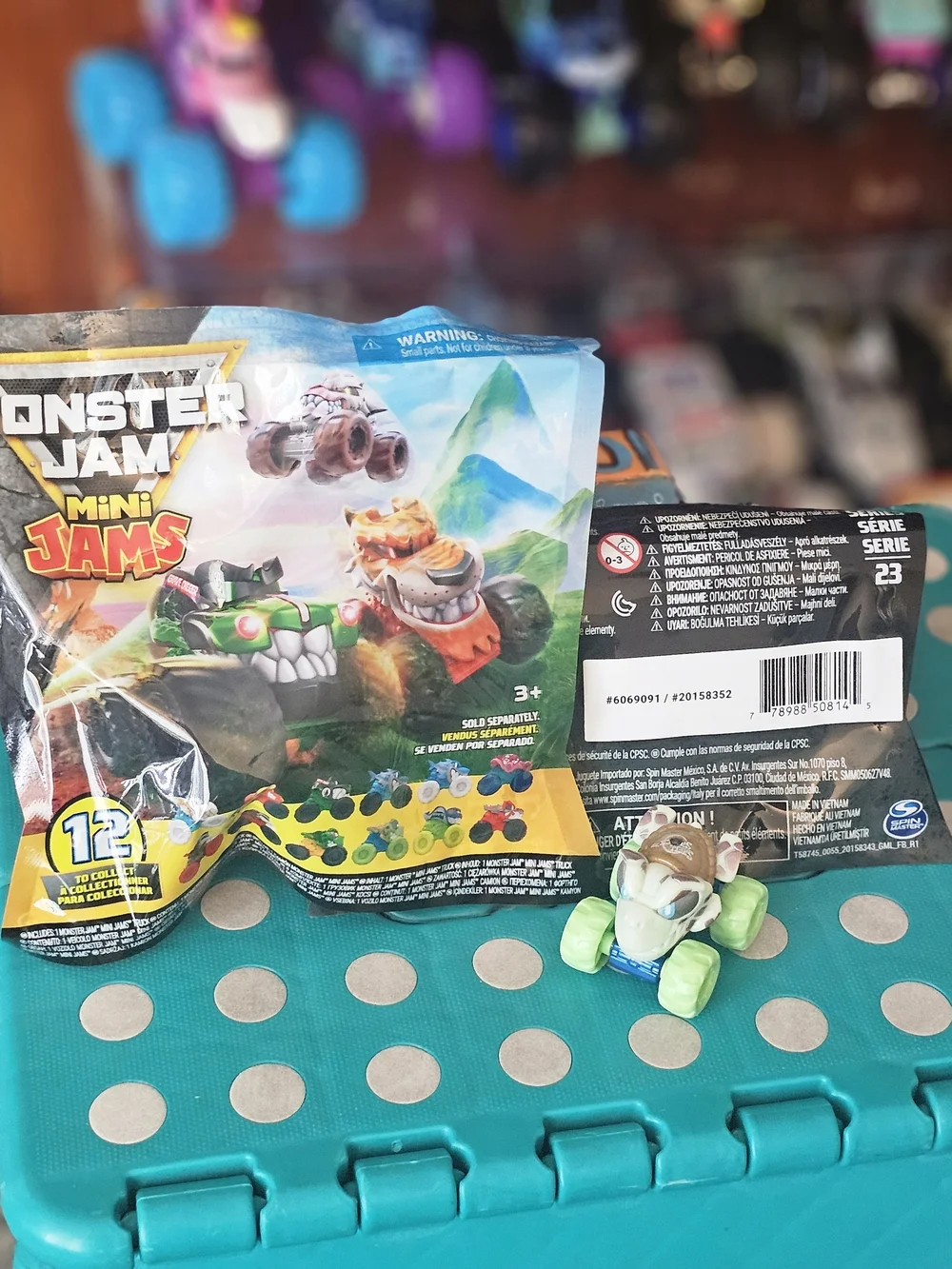 Monster Jam Series 23 Mini Jams Shellshocked Wild Chaser Mini Monster Truck Toy